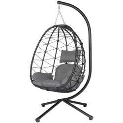 Fotoliu-cocon FunFit Garden 4893 (Black/Grey) Thumb