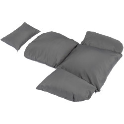 Fotoliu-cocon FunFit Garden 4893 (Black/Grey) Thumb