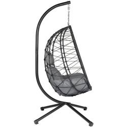 Fotoliu-cocon FunFit Garden 4893 (Black/Grey) Thumb