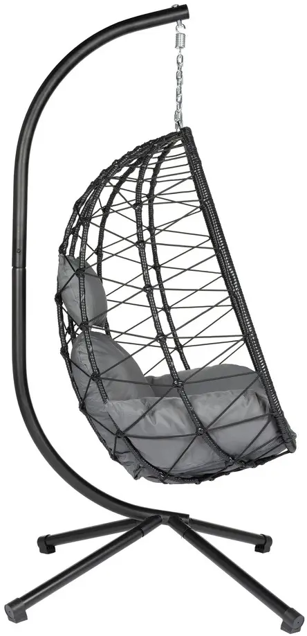 Fotoliu-cocon FunFit Garden 4893 (Black/Grey) - 6