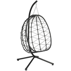 Fotoliu-cocon FunFit Garden 4893 (Black/Grey) Thumb