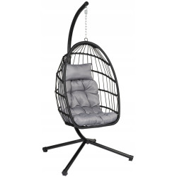 Fotoliu-cocon FunFit Garden 4896 (Black/Grey) Thumb