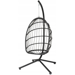 Fotoliu-cocon FunFit Garden 4896 (Black/Grey) Thumb