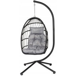Fotoliu-cocon FunFit Garden 4896 (Black/Grey) Thumb