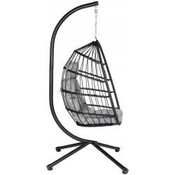 Fotoliu-cocon FunFit Garden 4896 (Black/Grey) Thumb