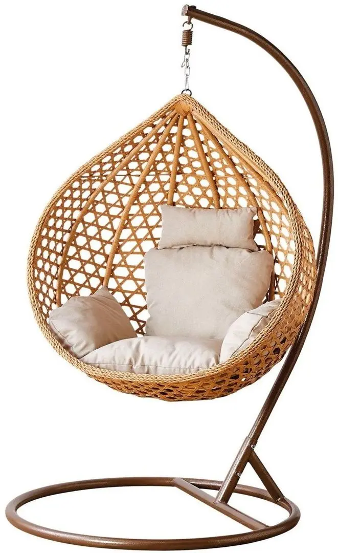 Кресло-кокон GardenLine FAT0186 L (Brown/Brown Light/Beige) - 2