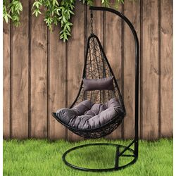 Кресло-кокон GardenLine FAT2623 (Black/Grey)