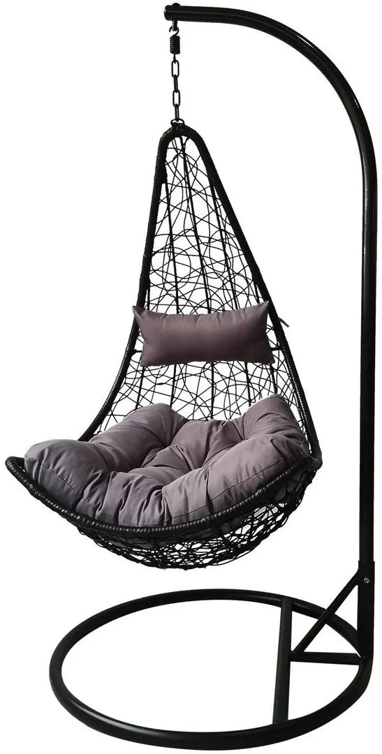 Кресло-кокон GardenLine FAT2623 (Black/Grey)