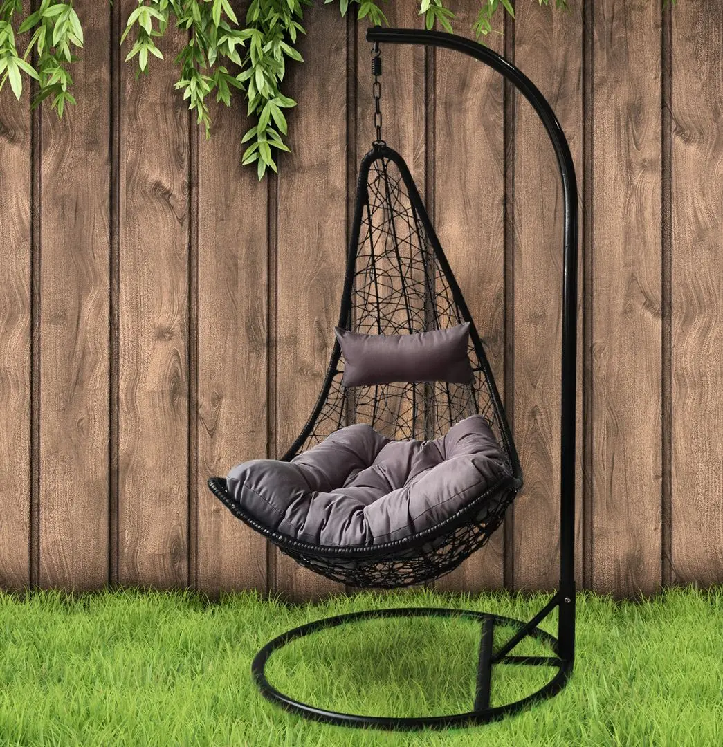 Кресло-кокон GardenLine FAT2623 (Black/Grey)