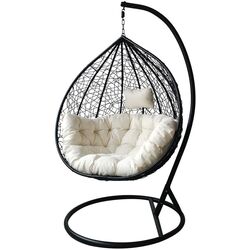 Кресло-кокон GardenLine FAT2647 XL (Black/White) Thumb