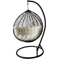 Fotoliu-cocon GardenLine FAT2678 L (Black/White) Thumb