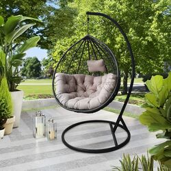 Кресло-кокон GardenLine FAT2685 L (Dark Grey/Light Grey)