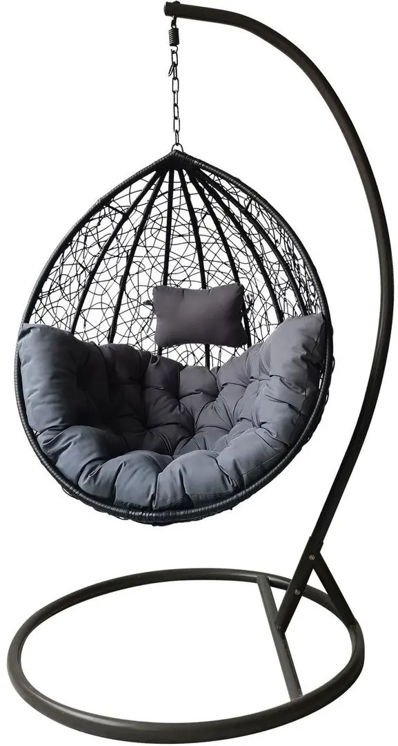 Кресло-кокон GardenLine FAT2692 S (Dark Brown/Dark Grey) - 2