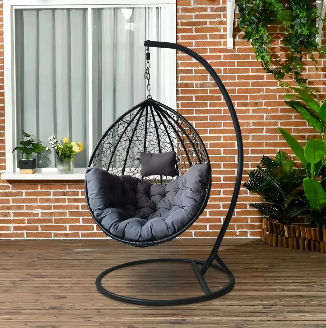 Кресло-кокон GardenLine FAT2692 S (Dark Brown/Dark Grey)