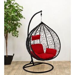 Кресло-кокон GardenLine FAT5117 XL (Black/Red)