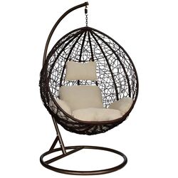 Fotoliu-cocon GardenLine FAT6856 L (Brown/Beige) Thumb