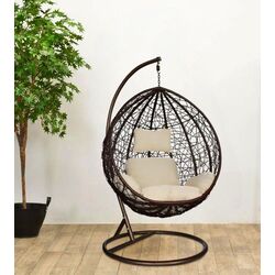 Fotoliu-cocon GardenLine FAT6856 L (Brown/Beige) Thumb