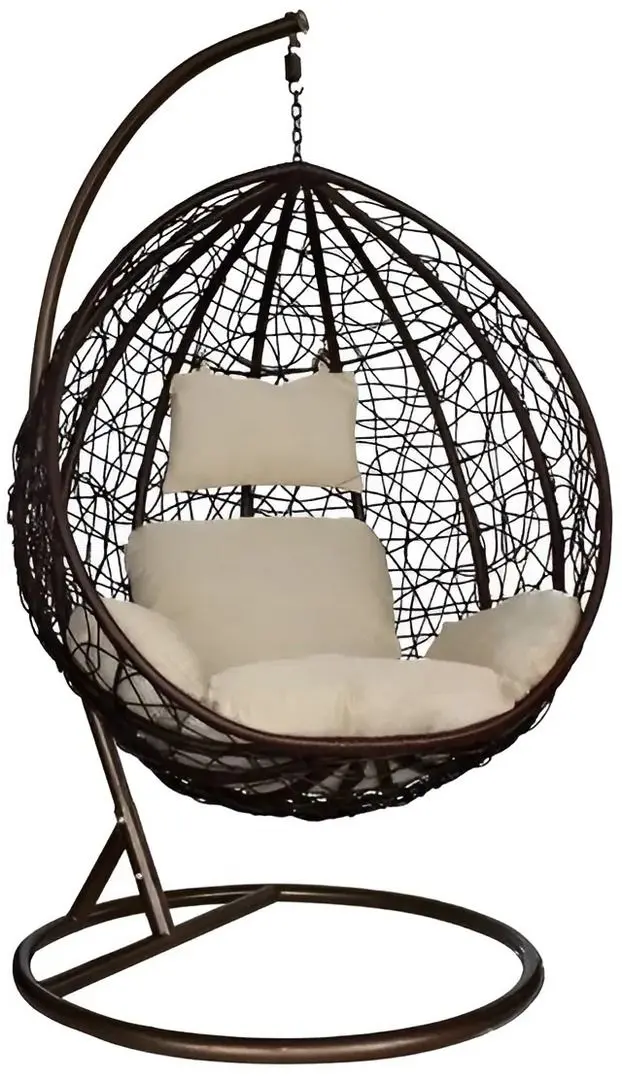 Fotoliu-cocon GardenLine FAT6856 L (Brown/Beige)