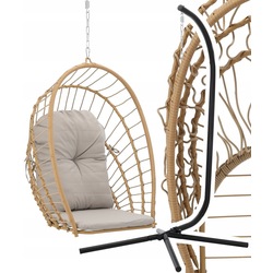 Кресло подвесное GardenLine FAT0947 (Brown/Black) Thumb