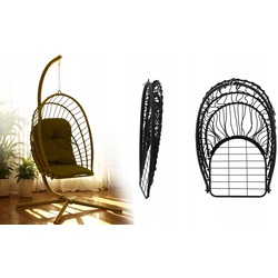 Кресло подвесное GardenLine FAT0947 (Brown/Black) Thumb