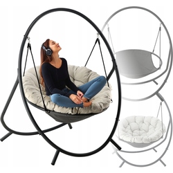 Кресло подвесное GardenLine FAT9927 (Grey/Beige) Thumb