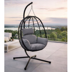 Кресло-кокон Gardlov 27652 (Black/Grey)