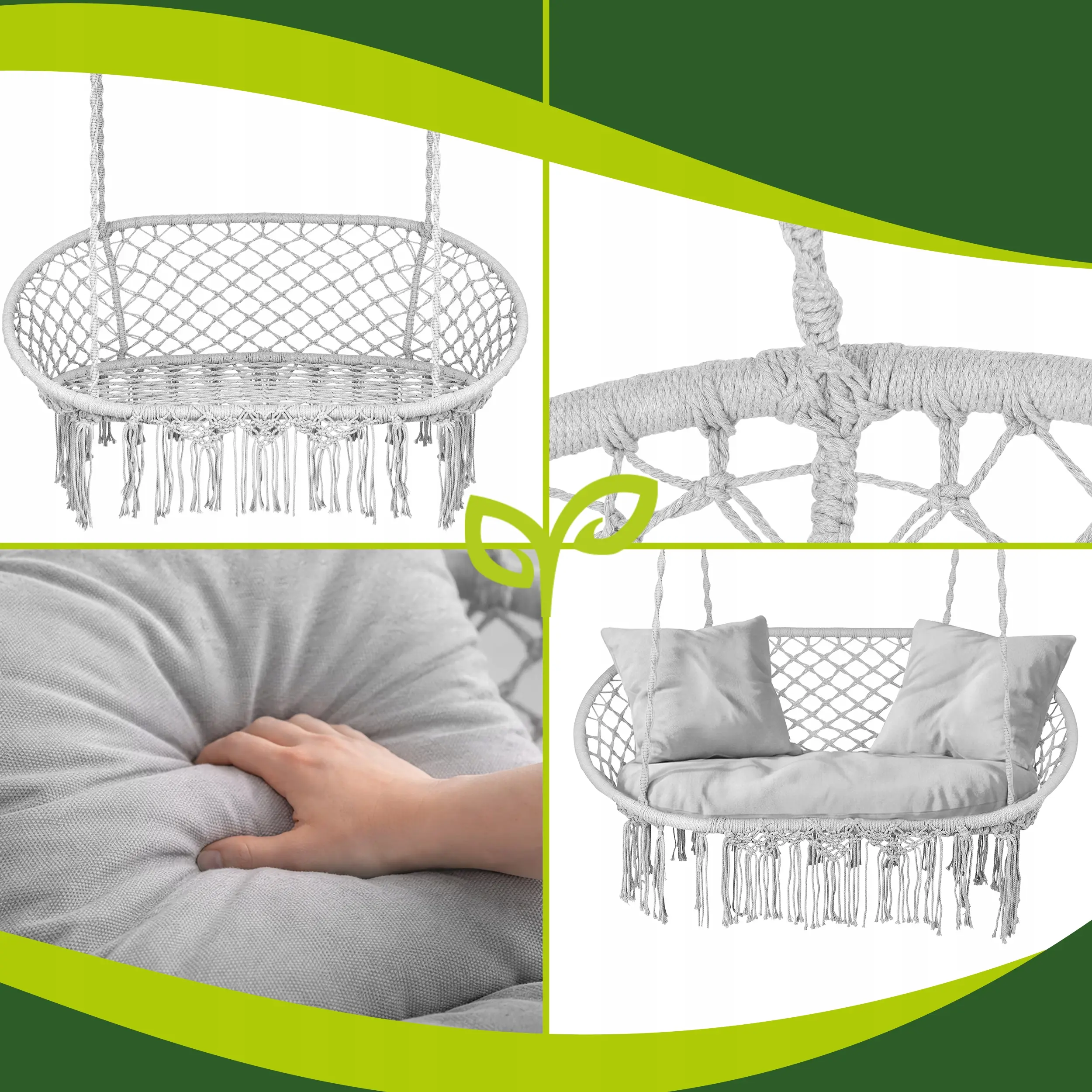 Кресло подвесное Gardlov 27378 (Grey) - 7