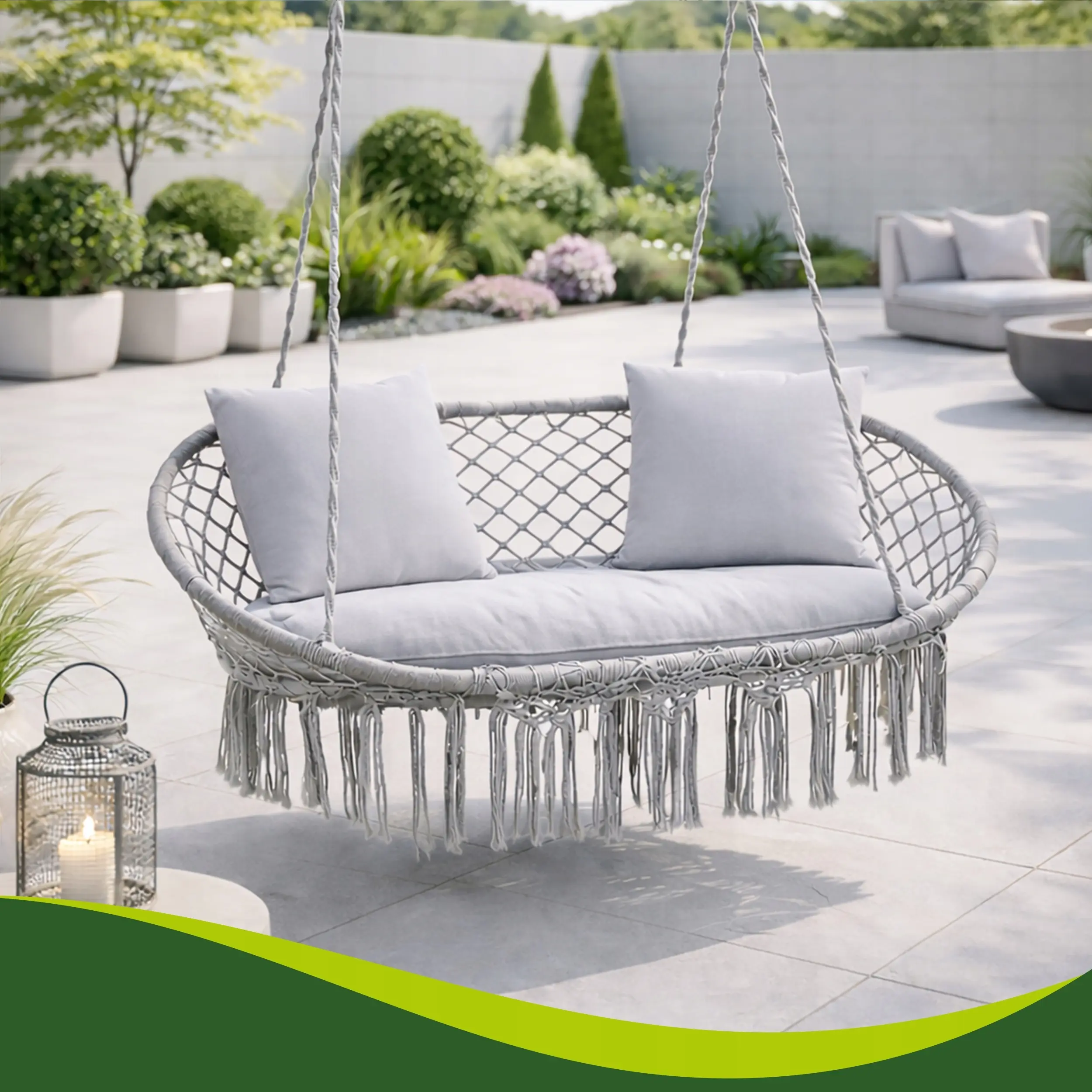 Кресло подвесное Gardlov 27378 (Grey) - 9