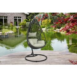 Fotoliu suspendat Axentia Kuba 131901 (Anthracite/White)