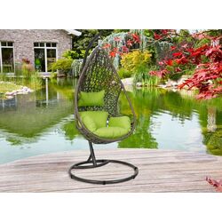 Fotoliu suspendat Axentia Kuba 126594 (Brown/Green)