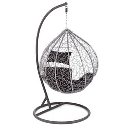 Fotoliu-cocon Halmar Eggy (Gray/Black) Thumb