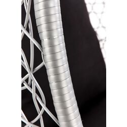 Fotoliu-cocon Halmar Eggy (Gray/Black) Thumb