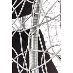 Fotoliu-cocon Halmar Eggy (Gray/Black) Thumb