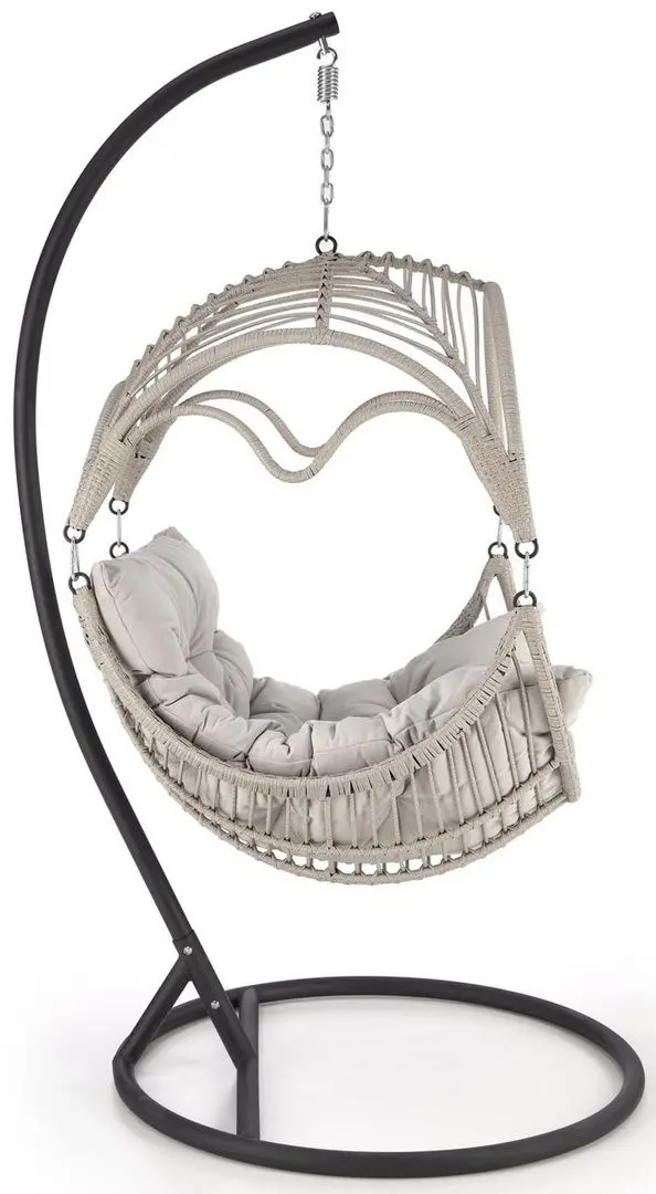 Fotoliu-cocon Halmar Rasmus (Light Grey)