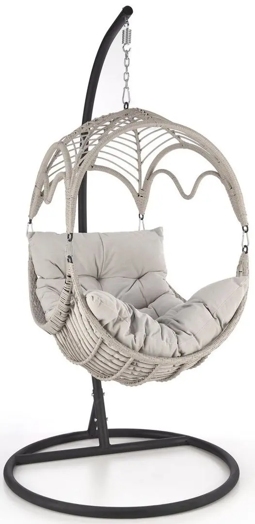 Fotoliu-cocon Halmar Rasmus (Light Grey)