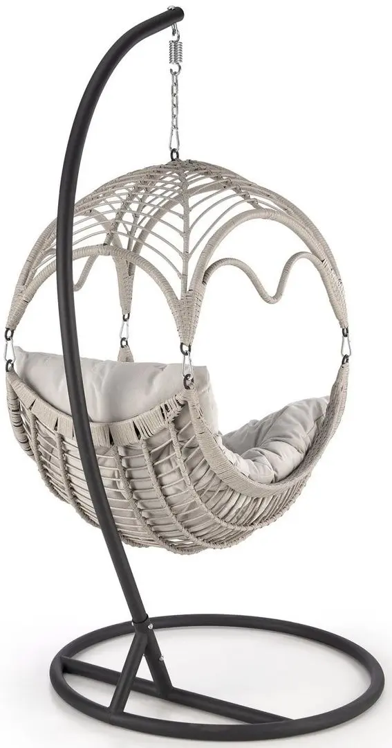 Fotoliu-cocon Halmar Rasmus (Light Grey)