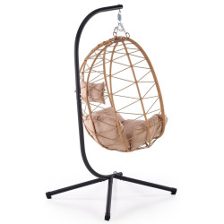 Кресло-кокон Halmar Snake (Natural/Beige) Thumb