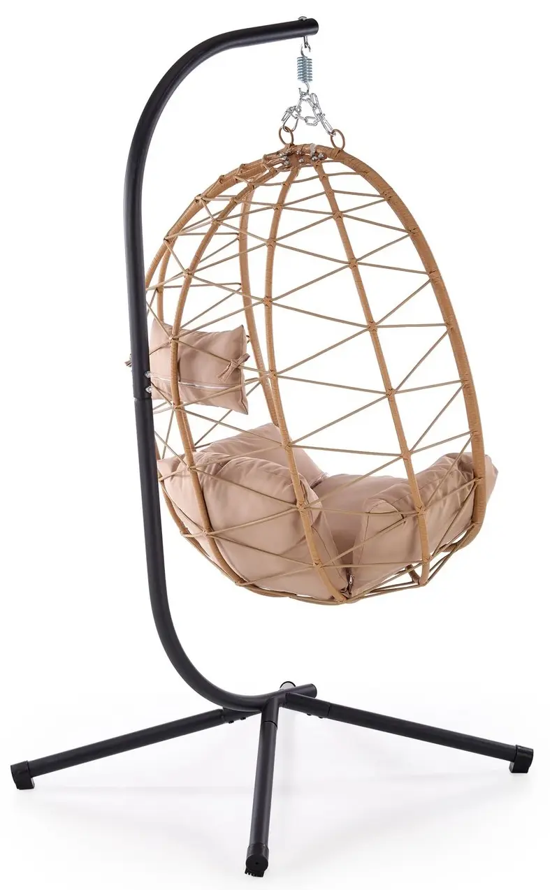 Кресло-кокон Halmar Snake (Natural/Beige)