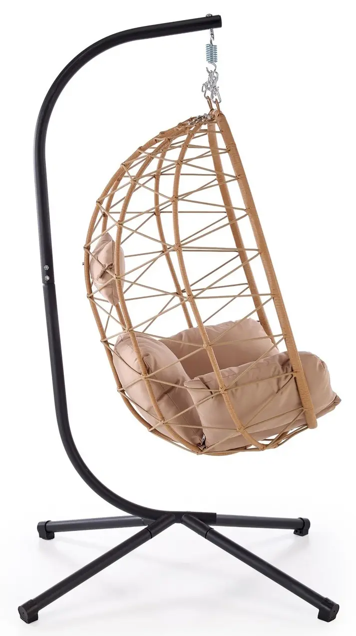 Кресло-кокон Halmar Snake (Natural/Beige)