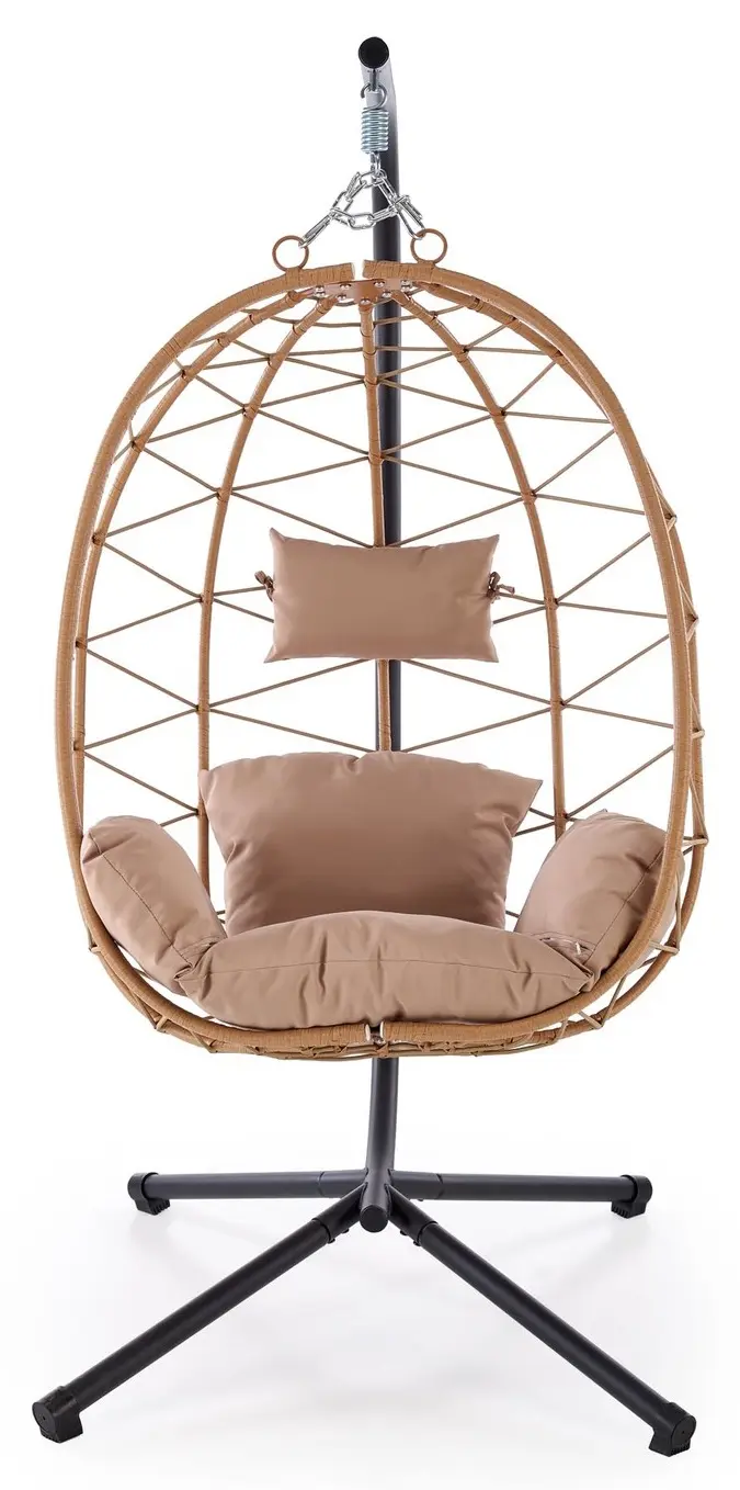 Кресло-кокон Halmar Snake (Natural/Beige)