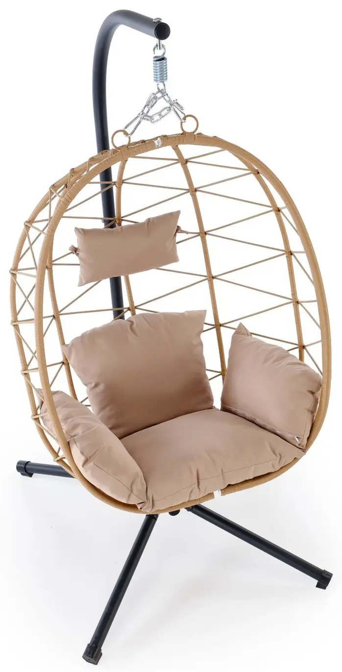 Кресло-кокон Halmar Snake (Natural/Beige)