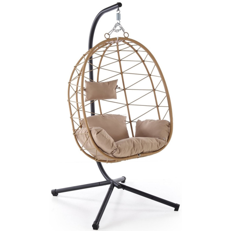 Fotoliu-cocon Halmar Snake (Natural/Beige)