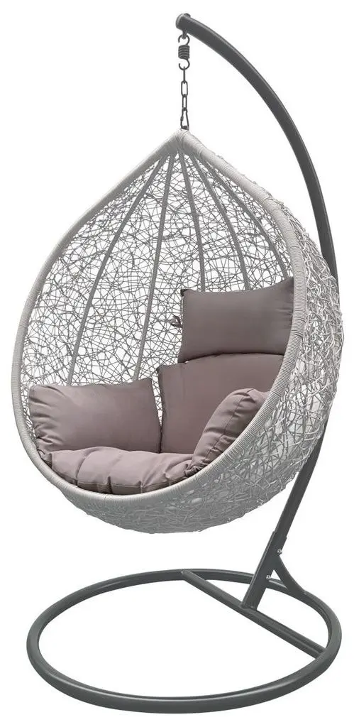 Fotuliu-cocon Hecht Kiki (Grey/Pink)