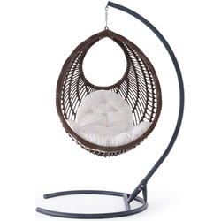 Fotoliu-cocon Heniver Nara Swing (Brown) Thumb