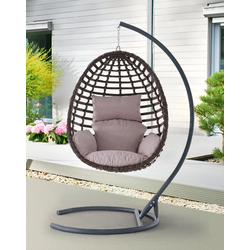 Кресло-кокон Heniver Vektorya Swing (Brown)