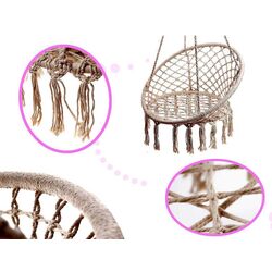 Fotoliu suspendat Ikonka IK0010 (Beige) Thumb