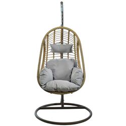 Fotoliu-cocon Jumi Kapelykka (Grey/Natural) Thumb