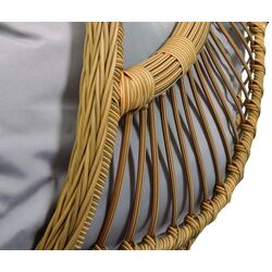 Fotoliu-cocon Jumi Kapelykka (Grey/Natural) Thumb