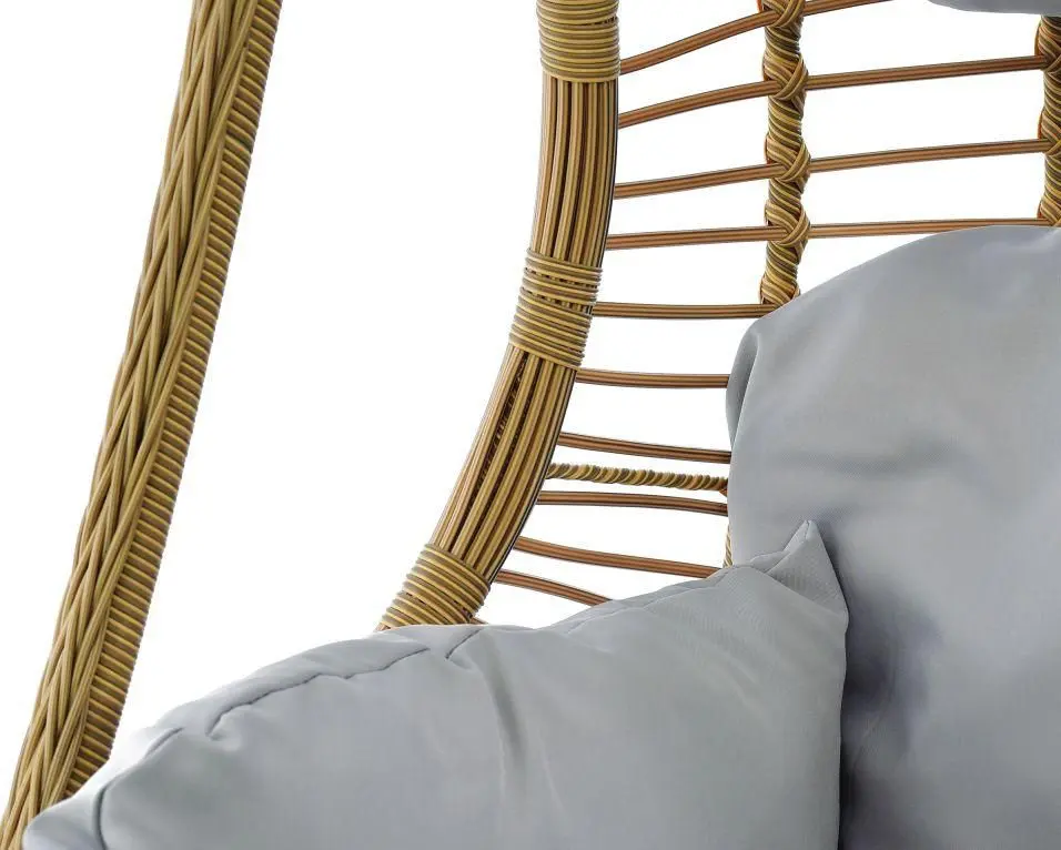 Fotoliu-cocon Jumi Kapelykka (Grey/Natural)