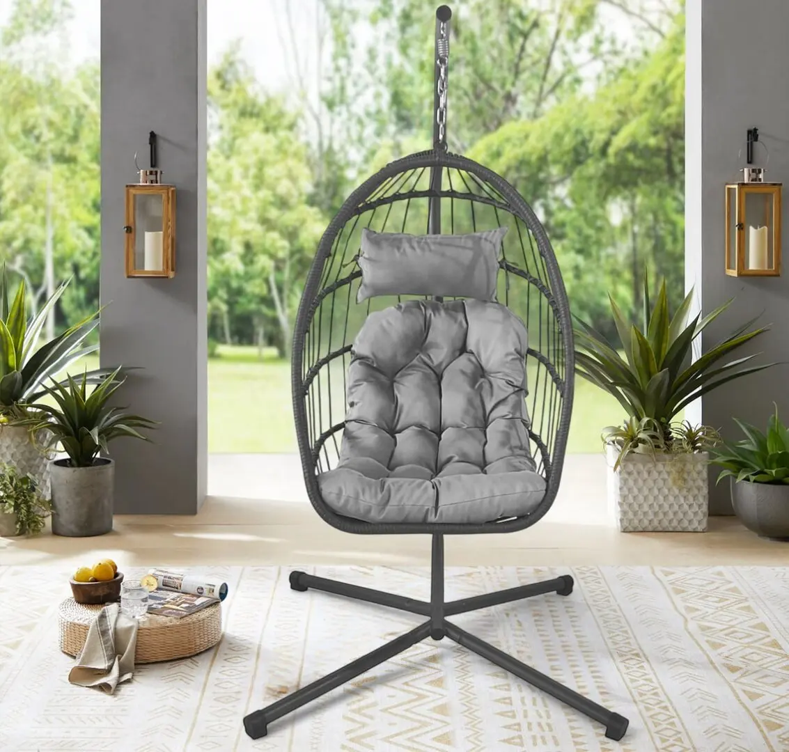 Fotoliu-cocon Jumi OM-318564 (Grey)